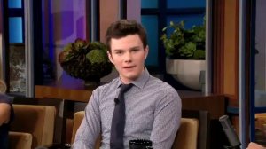 Chris Colfer & Kristin Chenoweth on Jay Leno show Part 2