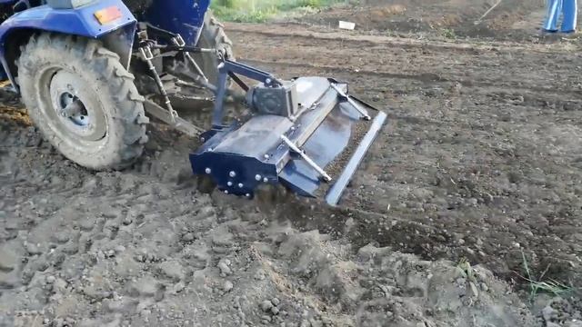 Почвофреза 1-GQN 125 первые пробы. смотреть онлайн