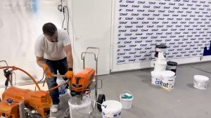 Моем шпаклевочный аппарат ASPRO-9000 / Как мыть окрасочный аппарат