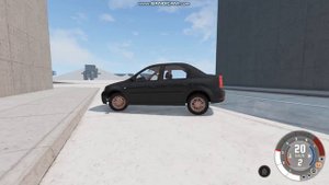 РЕКЛАМА РЕНО ЛОГАН BEAMNG DRIVE