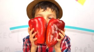 ФРУКТЫ и ОВОЩИ ???  развивающие мультфильмы для самых маленьких - Учим Настоящие овощи и фрукты