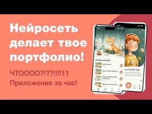 Нейросеть генерирует тебе портфолио? Как сделать кейс за 1 вечер? Midjourney и ChatGPT для дизайнера