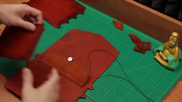 Сумка из кожи своими руками. Кожаная сумка + выкройка / Leather bag handmade DIY + Pattern