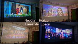 Samsung Freestyle vs Epson CO-FH02 vs XGIMI Horizon Pro vs Anker Nebula Cosmos Laser 4k (Polaris)
