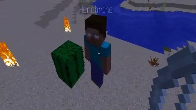 Minecraft обзор мода Herobrine (херобрин) смотреть онлайн