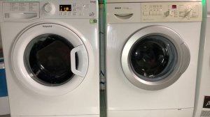 Hotpoint WMFUG863 vs Bosch WFO2467GB/15 - Wash Race - Cottons Eco 40°C