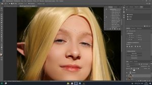 Быстрая ретушь портрета в фотошоп