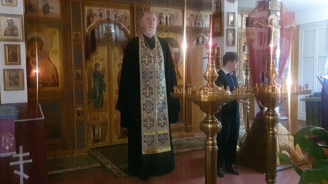 17.03.23.Храм Благовещения поминальная суббота Парастас Проповедь о.Никиты. смотреть онлайн