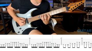 LETS PLAY HARMONIC MINOR SCALE | #guitar #lesson with #tabs