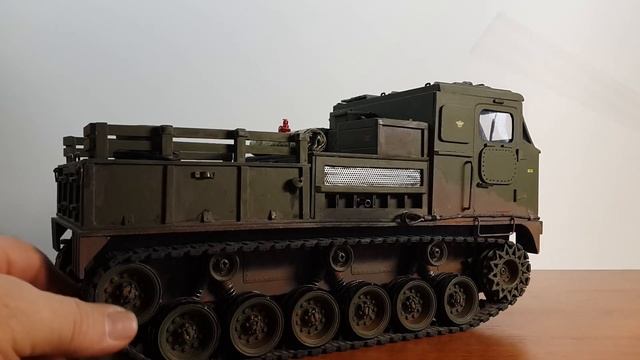 Радиоуправляемая модель армейского тягача в масштабе 1:18 смотреть онлайн