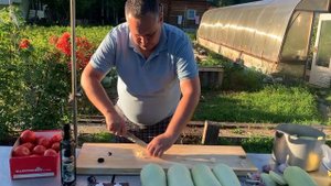 Маринованные кабачки на гриле