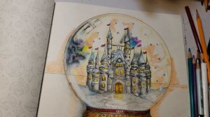 Prismacolor 150 Set Review : The Nebular Colors, Snow Globe