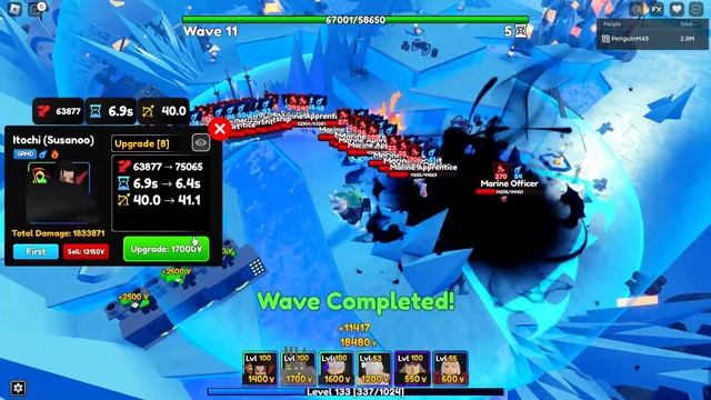 NO UNIQUES ROOM 330 CLEAR Infinity Castle Season 6 Anime Adventures