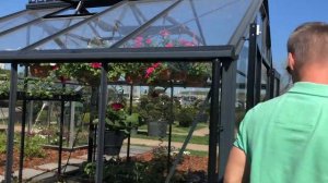 Стеклянная теплица Домиком