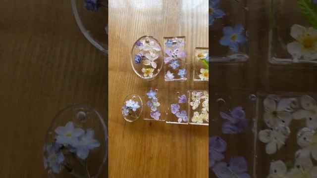 ?Делаю украшения из эпоксидной смолы? #цветы#