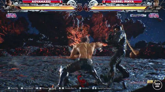 Tekken 8  ▰  aoyama333 (Lars) Vs Pinya (Rank#1 Eddy) ▰ Player Matches!