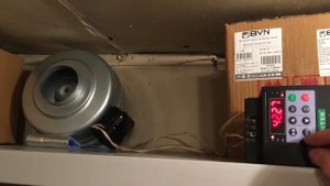 Канальный вентилятор с частотным преобразователем