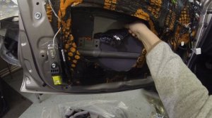 Переделка шумоизоляции дверей на Toyota LC Prado 150