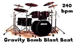 Gravity Bomb Blast Beat Drum Loop 240 bpm