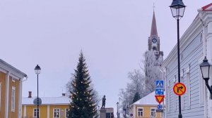 Раахе Финляндия | Финляндия 4К | Раахе 4К | рождество в Раахе | Зима в Финляндии