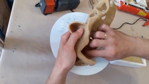 Декорации для аквариума. Псевдоморе. Коралл в аквариум своими руками. #8 Аквариумный эксперимент.