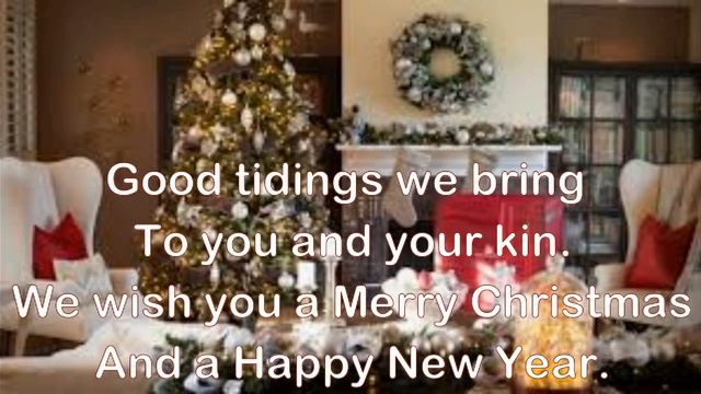 Англійська мова Різдвяний гімн WE WISH YOU A MERRY CHRISTMAS?