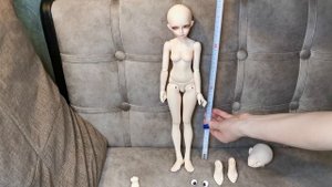 Mirven Minifee BJD. Кукла БЖД с Алиэкспресс. 1/4. Распаковка. Как вставить глаза кукле БЖД.