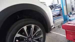 Mazda CX-3 снятие переднего бампера часть2
