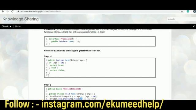 Predicate in Java 8 (Part -1) смотреть онлайн
