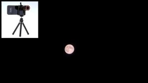 Съемка Луны через объектив для телефона с AliExpress.