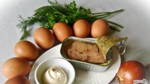 Яйца, фаршированные печенью трески