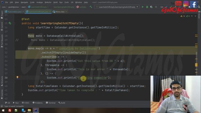 Spring WebFlux | How to use SwitchIfEmpty Method in SpringWebFlux | RxJava | Reactor Project | Java смотреть онлайн