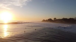 Rincon Point California - RAW SURFING FIRING OVERHEAD WAVES AT RINCON DURING GOLDEN HOUR 1/10/2021