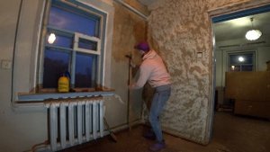 ДОМ В ДЕРЕВНЕ | КАК СНЯТЬ ПОБЕЛКУ СО СТЕН | СМОТРИТЕ ЧТО СТАЛО СО СТЕНАМИ