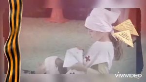 Инсценировка песни "В землянке" десткий сад "Светлячок"