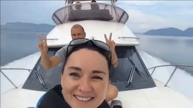 Катание на катере по Енисею и Красноярскому морю смотреть онлайн