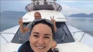 Катание на катере по Енисею и Красноярскому морю
