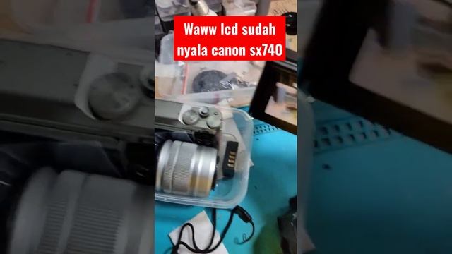 Tes Canon sx740 setelah ganti flex lcd II mastercameraofficial II bengkelcameraservice