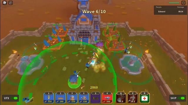 roblox action tower defense - death valley 6 mission 18 3-star tower ( solo ) смотреть онлайн