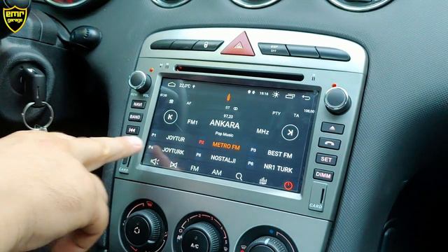 Peugeot 308 2007-2013 android auto carplay multimedya ekran teyp montaj - Emr Garage Ankara смотреть онлайн