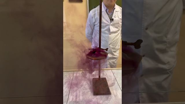 Получение йодида алюминия в  #кабинетхимика_АЕ  #учимхимию