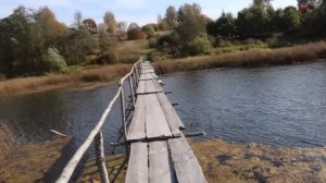 Старинная деревня Ильинское. Сказочные дома на берегу реки. Ярославская область