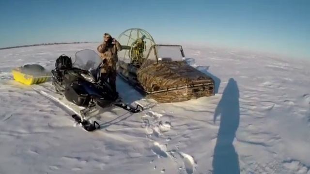 Просторы Оби на снегоходе и аэролодке смотреть онлайн