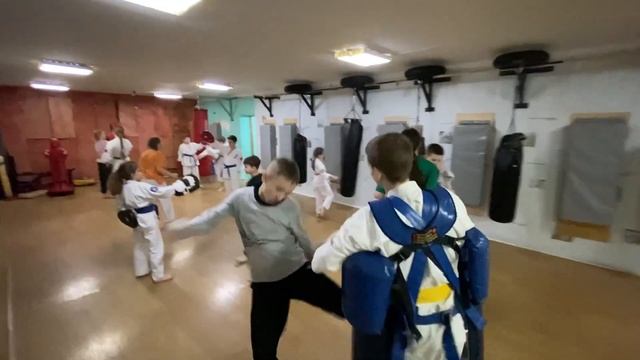 Тренировка 13 декабря 2022 года. Киокусинкай каратэ в Климовске на Западной 12. смотреть онлайн