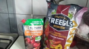 Мои покупки!Суп в пакетах очень удобно перекусить в селе.