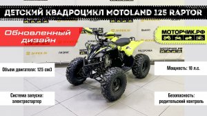 Квадроцикл MotoLand 125 RAPTOR