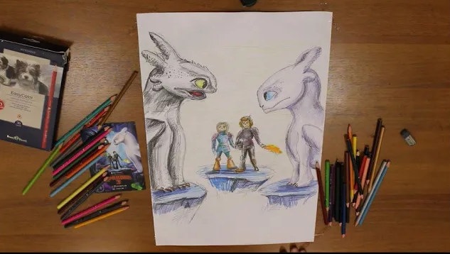 Мастер-класс по рисованию «Как приручить дракона»