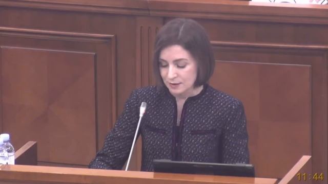 Речь Майи Санду в парламенте: в 2030 году Молдавия должна стать членом ЕС