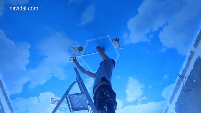 Работа Невидимой флуоресцентной краской AKRIL-INVISIBLE смотреть онлайн