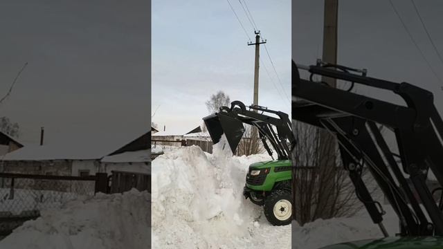 Чувашпиллер 504С с погрузчиком в работе смотреть онлайн